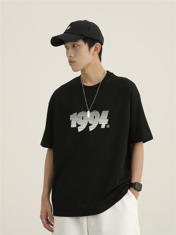 [TPY] 1994 letter all-match trend short-sleeved T-shirt T6612# CLS