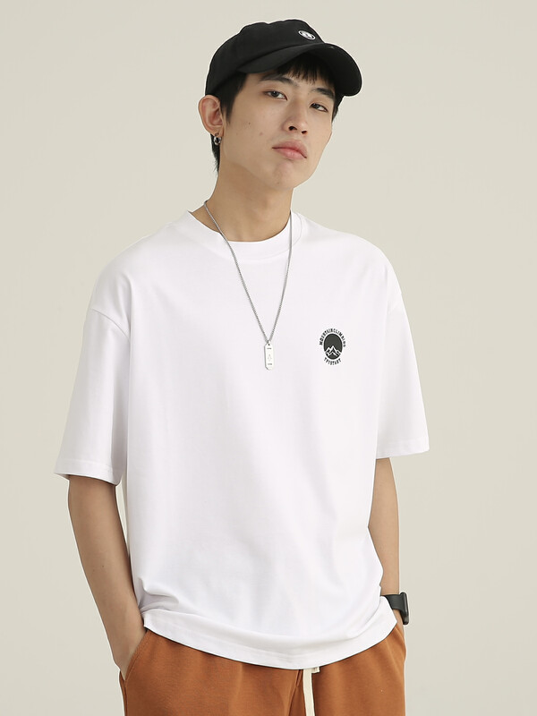 【TPY】All-match fashion mountain print short-sleeved T-shirt T6180# CLS