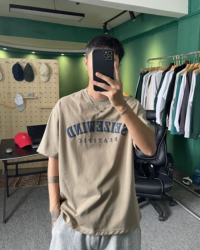 New in autumn! [TPY] round neck letter printing all-match short-sleeved T-shirt T6192# CLS