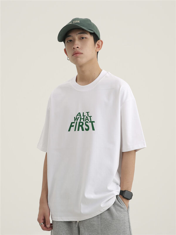Original price 73.32! [TPY] Trend features front and rear printed short-sleeved T-shirt T009# CLS
