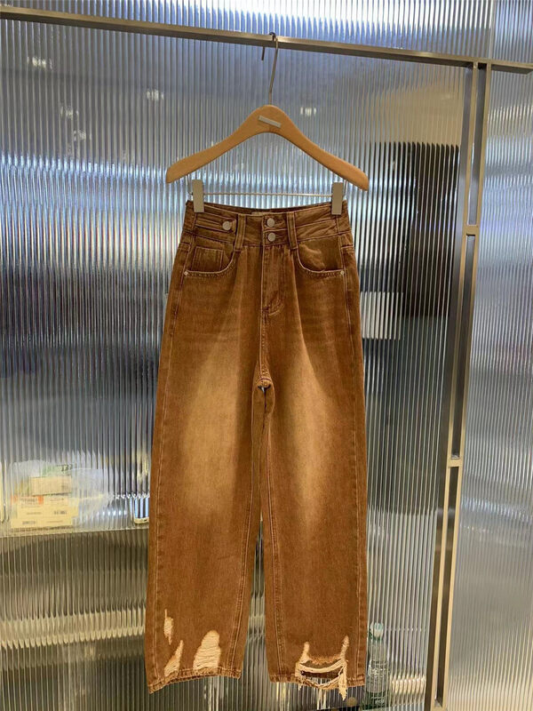 New in early autumn!【O NOT 1】Personalized Versatile Loose Jeans N616# LSW