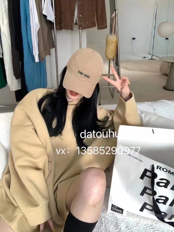 New in autumn! [East ROOM] Composite large version of solid color all-match Korean sweater 9795# WTT