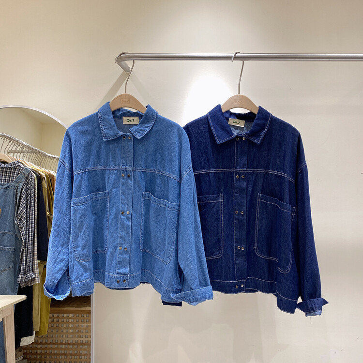 New in autumn! [DA.7] Topline design casual denim jacket 3170# LSL