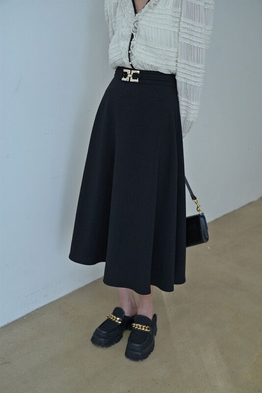 【GL】French long skirt skirt French style girly long skirt C7023