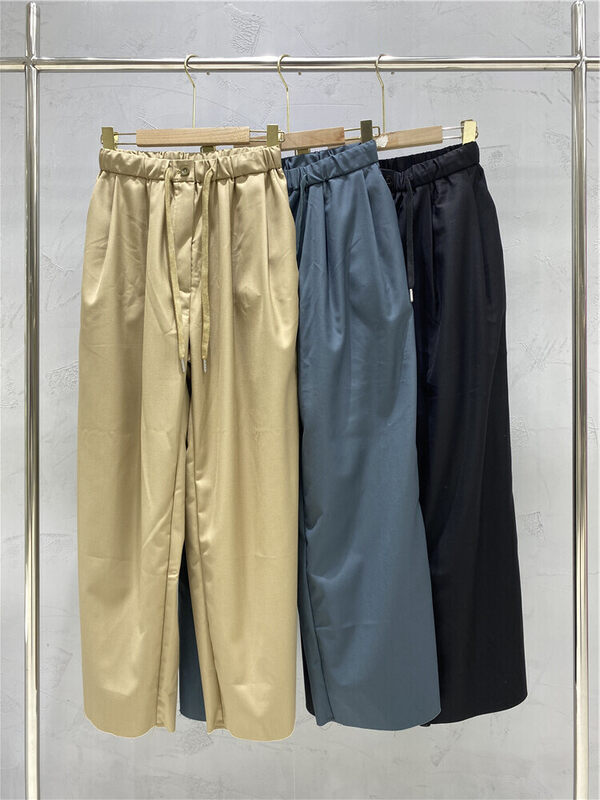 New in early autumn! [Strictly selected - planting grass into trees] Fashionable thick foot burrs elastic waist casual pants YS1-XC11-50330# GYJ