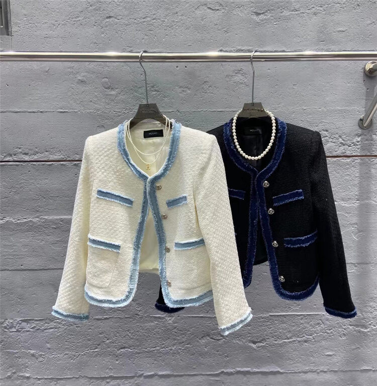 New in early autumn! [REMAIN] Xiaoxiangfeng contrast color fashion short coat YS1-226223# XYJ