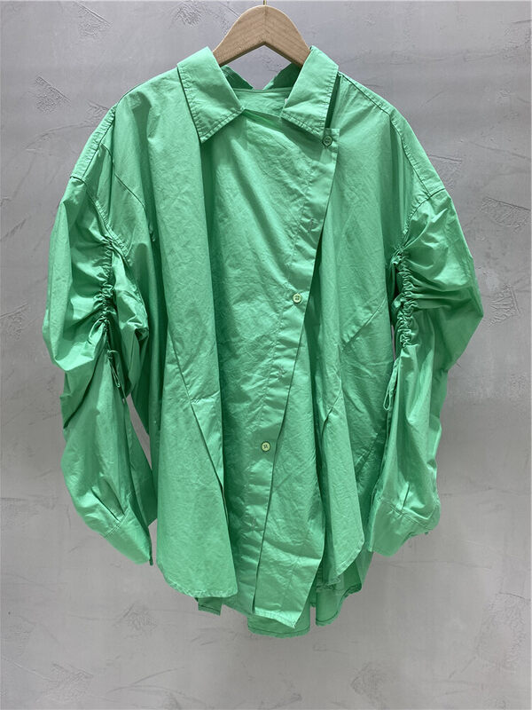 New in early autumn! [Strict selection - planting grass into trees] Korean version of the simple single-breasted shirt YS1-XC11-60509# GYJ