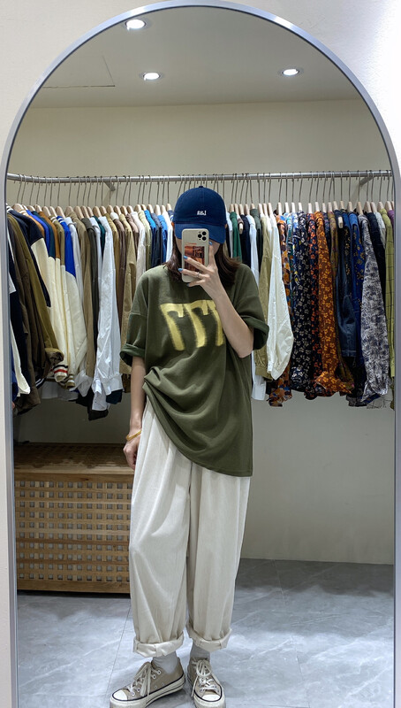 New in autumn! [DA.7] Casual round neck letter all-match short-sleeved T-shirt 3213# LSL