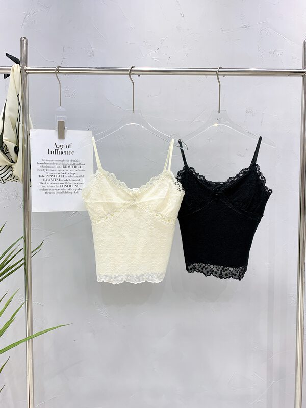 CXDHH [Strictly Selected-Growing Grass into Trees] Sling Sexy Lace Vest/Sling XC22-12209-V# OZQ