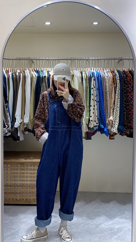Autumn is new! [DA.7] Korean all-match loose overalls (without matching) 3209-# LSL