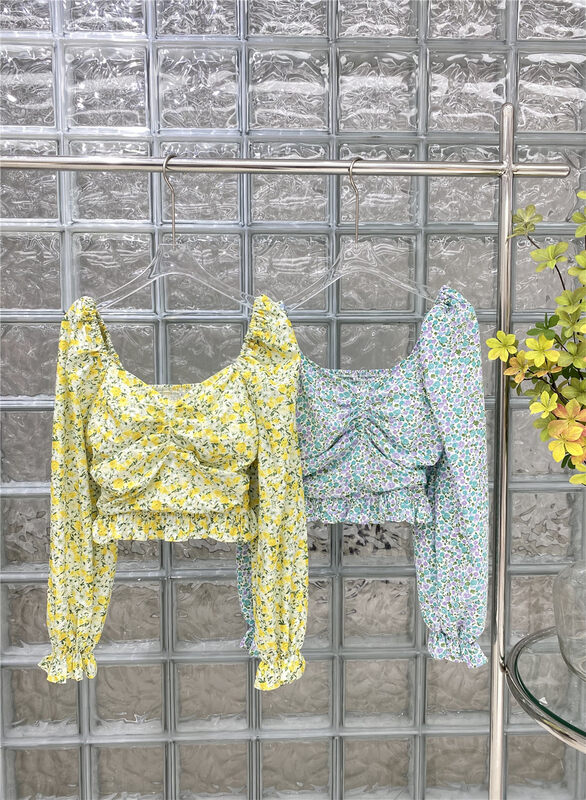 CXDHH [Strict Selection-Growing Grass into Trees] Korean Slim Floral Shirt XC16-18007-L# OZQ