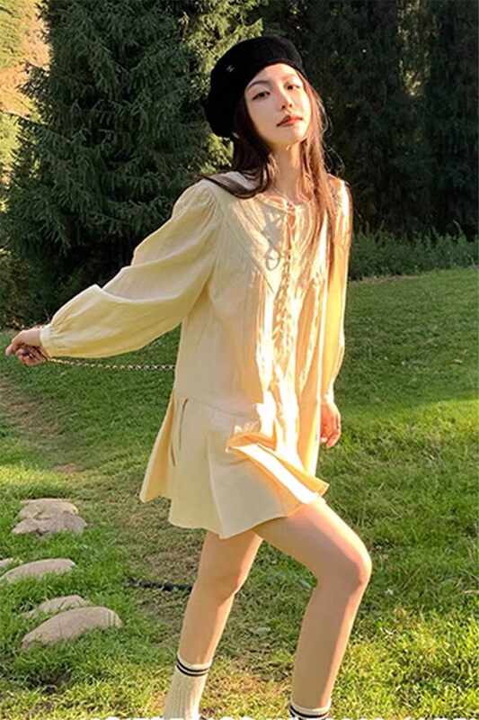 Autumn is new! [Clothing] Fairy age-reducing gentle dress (without necklace) 1276# PCZ
