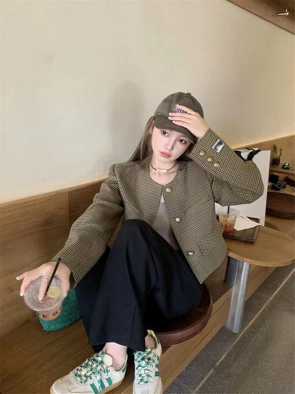 Autumn is new! [Clothing] Xiaoxiangfeng retro short coat (without necklace) 1278# PCZ