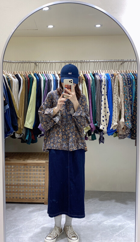 New in early autumn! [DA.7] Japanese retro floral shirt 3173# LSL