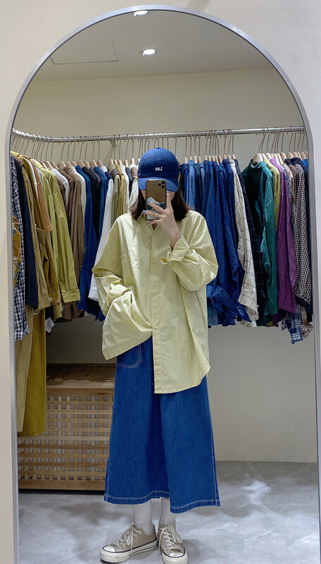 New in early autumn!  【DA.7】Casual Simple Neat Pocket Long Sleeve Shirt YS1-3109# LSL