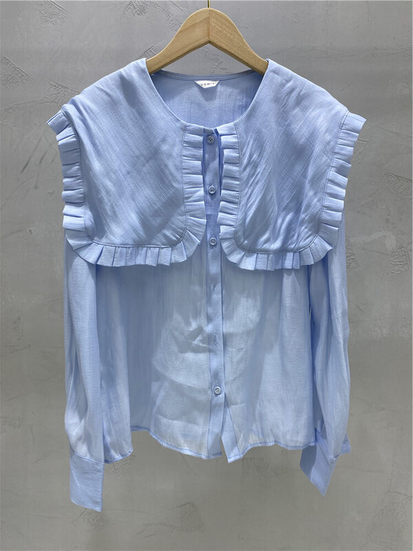 New in early autumn! [Strict selection - planting grass into trees] Korean fashion all-match shirt YS1-XC16-18153-L# GYJ
