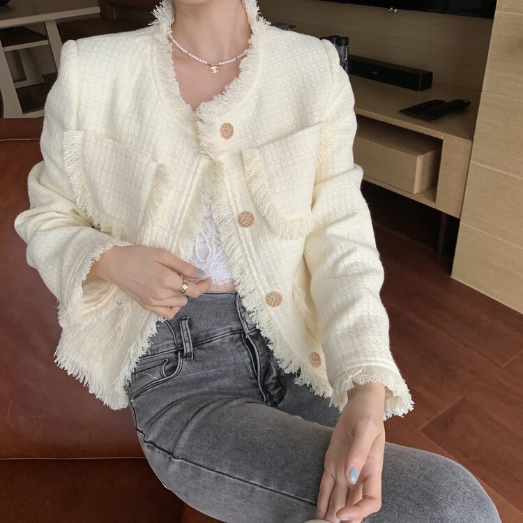 New in early autumn! [REMAIN] pocket design fashion short jacket 226210# XYJ