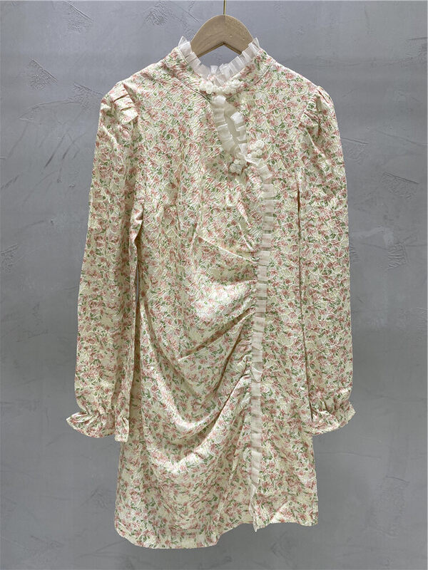 New in early autumn! [Strict selection - planting grass into trees] casual dress with floral temperament YS1-XC16-18183-Y# GYJ