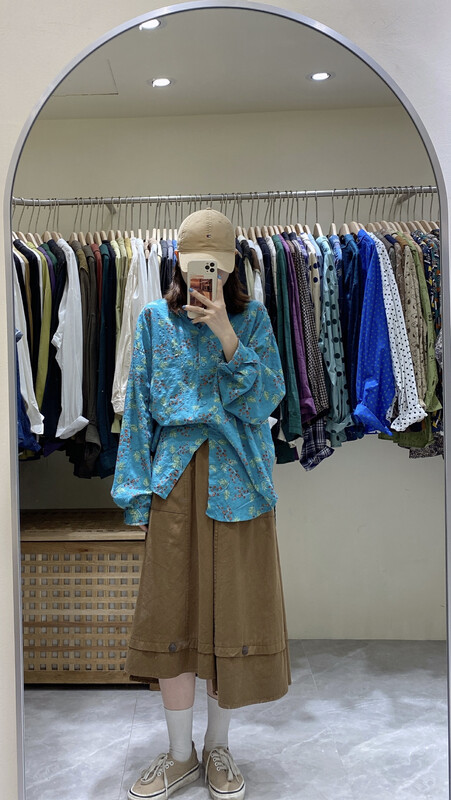 New in early autumn! [DA.7] Japanese casual printed shirt YS1-3120# LSL