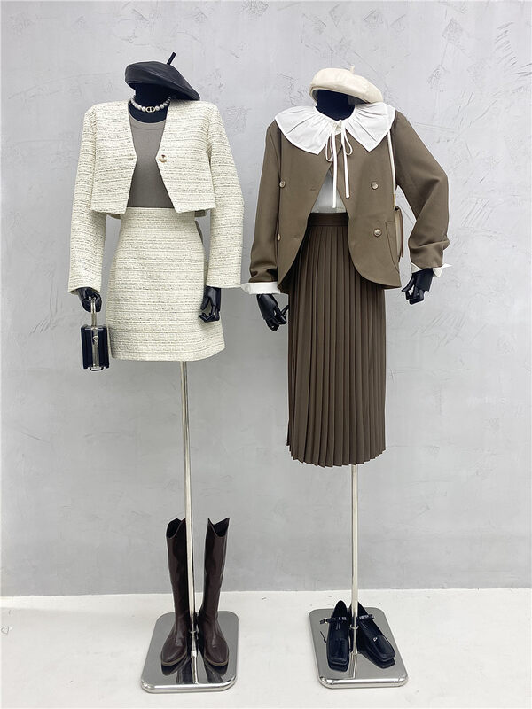 CXDHH [Strict Selection-Growing Grass into Trees] Korean Mid-Length Pleated Skirt XC7-22303# ZXX