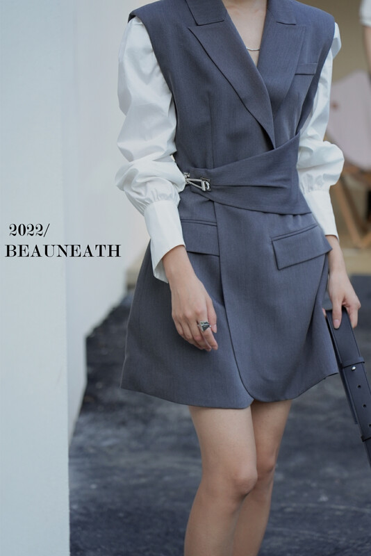 【GL】Vest Dress C7053