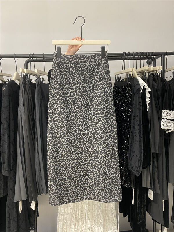 New in autumn! [ZICCI] Jacquard temperament slim skirt 106743# XYJ
