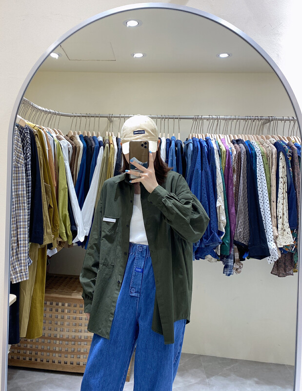 Autumn is new! [DA.7] Japanese solid color loose shirt (without inner wear) YS1-3190# LSL