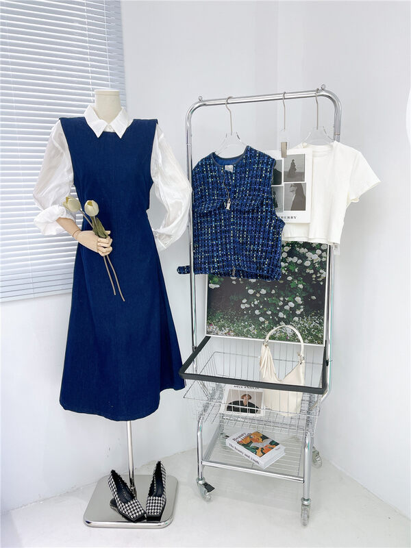 New in early autumn! [Strict selection-planting grass into trees] Korean version of the rope-drawing slim dress YS1-XC11-60563# GYJ