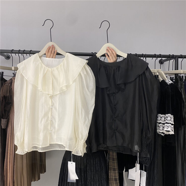 New in autumn! [ZICCI] Age-reducing and slimming all-match small shirt 106738# XYJ