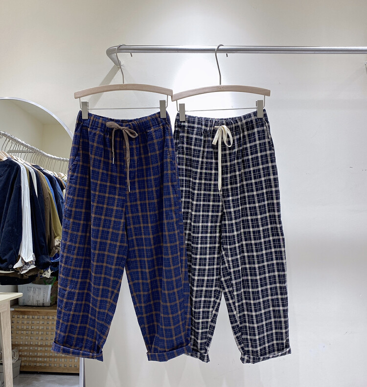New in autumn! [DA.7] plaid fashion comfortable casual pants 6156# LSL