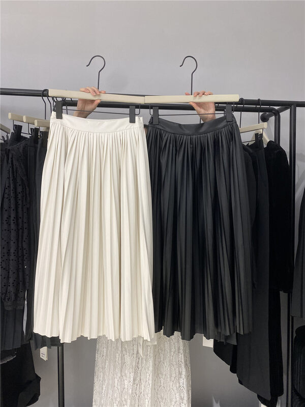 New in autumn! [ZICCI] High waist pleated slim skirt 106717# XYJ