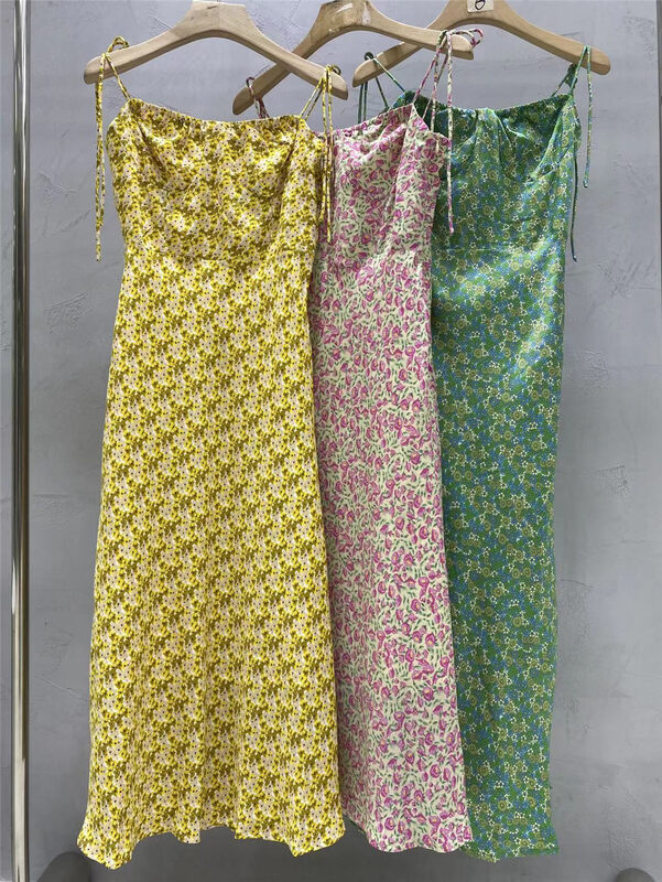 New in early autumn! [Strict selection-planting grass into trees] sling floral pastoral dress YS1-XC22-12274-R# GYJ