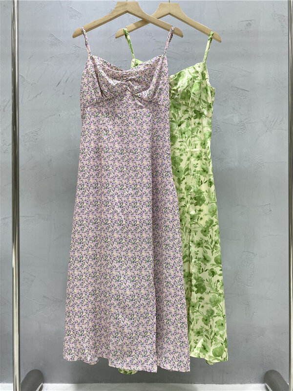 New in early autumn! [Strict selection - planting grass into trees] Korean version of the suspender floral dress YS1-XC22-12413-V# GYJ