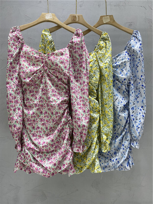 New in early autumn! [Strictly selected - planting grass into a tree] lady's floral slim dress YS1-XC16-18111-L# GYJ