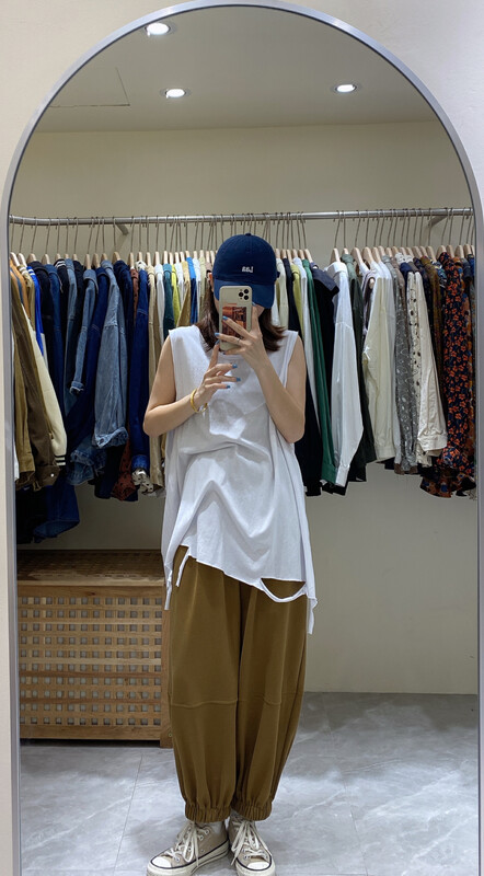 New in Autumn! [DA.7] Hole Large Version Loose Vest/Sling YS1-3223# LSL