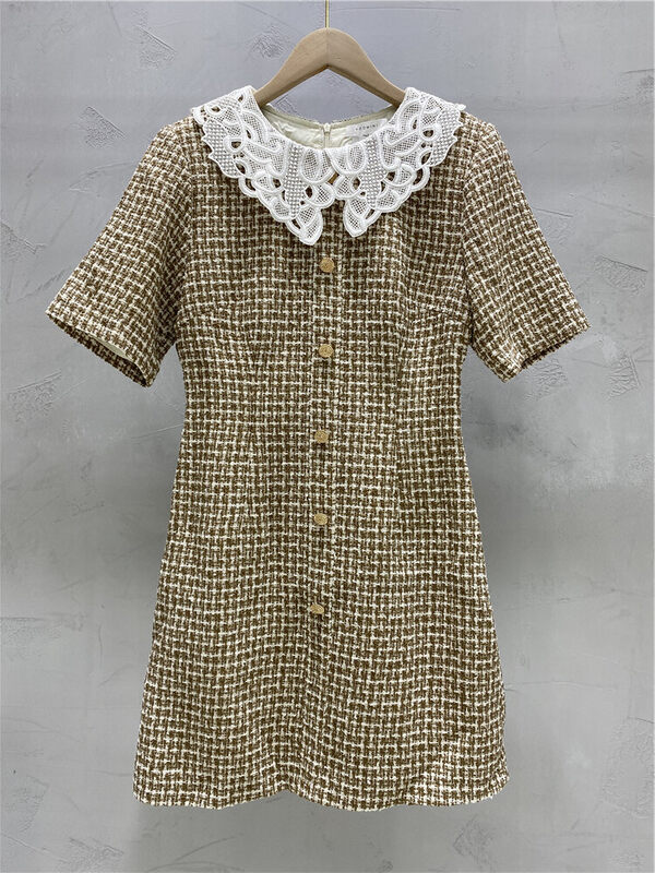 New in early autumn! [Strictly selected - planting grass into a tree] doll collar sweet waist dress YS1-XC22-12261-V# GYJ