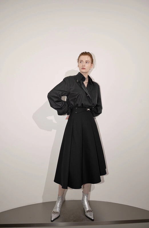 【GL】Yuppie Fan Capable and Charming Shirt + Temperament Skirt Suit C7012# JHY