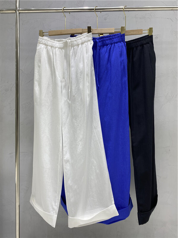 New in early autumn! [Strict selection-planting grass into trees] Korean version of the slim wide-leg casual pants YS1-XC12-21556# GYJ