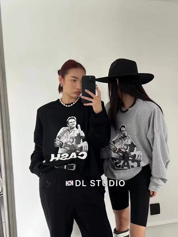 Autumn is new! [DL] Korean Printed Pullover Sweater 9139# WTT