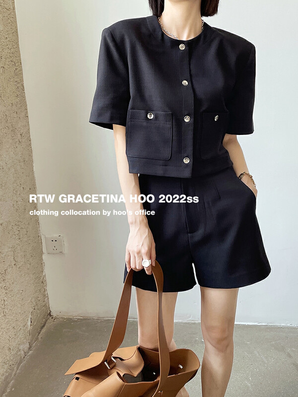 【GRACETINA HOO】立體肌理小香風套裝TZ2147-1