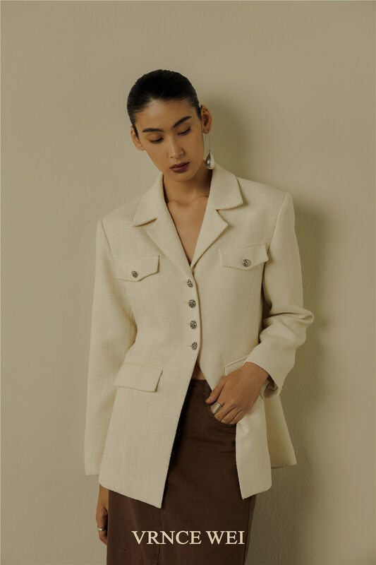 New in autumn! [VRNCE] Big-name minimalist small fragrance waist-length suit 5362# XYJ