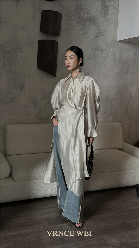 New in early autumn!【VRNCE】Loose and versatile dress with a sense of design 5300A# XYJ
