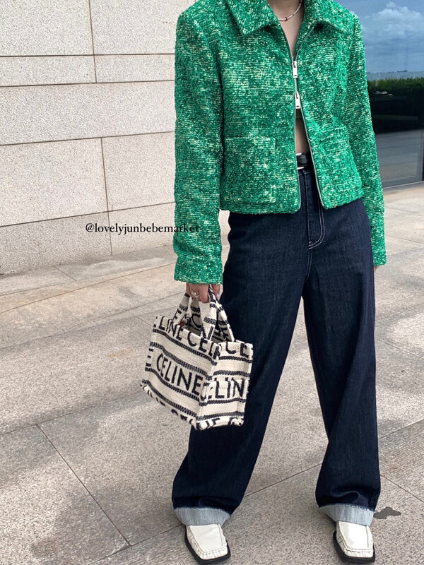 Live ①! Autumn models are new! [DT CLASSIC] Korean simple wide-leg jeans D4857# JHY