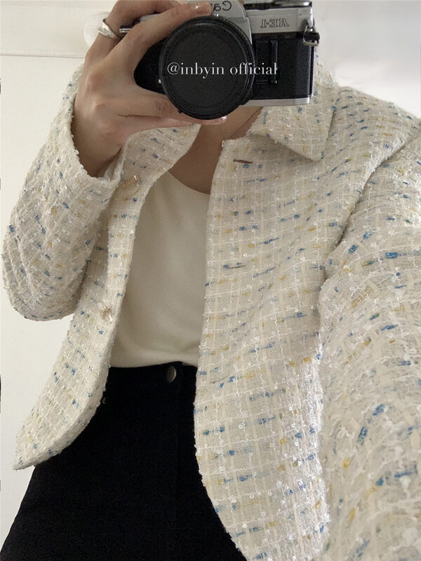 New in early autumn! [IN BY IN] Xiaoxiang style retro age-reducing short coat 1061# ZJY