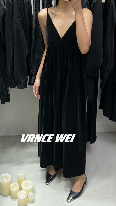 New in autumn!【VRNCE】Small sexy suspenders slim dress 5398# XYJ