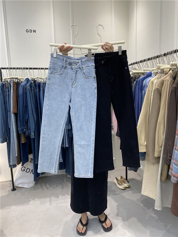 New in autumn!【GDN】Korean version slim and versatile skinny jeans 7890# OZQ