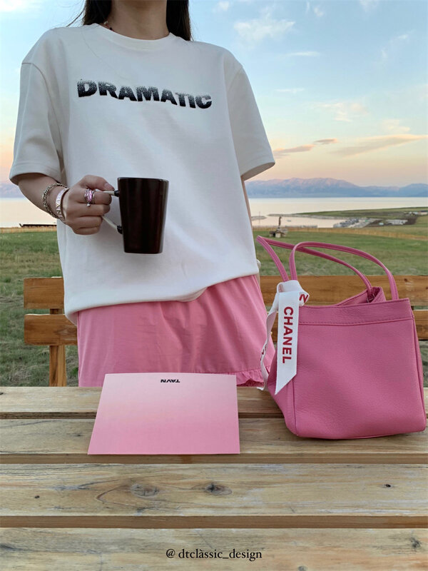 New in early autumn! [DT CLASSIC] 3D three-dimensional letters all-match casual short-sleeved T-shirt D4962-N3# JHY
