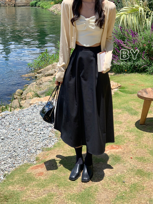 New in early autumn!【BEST OF YOU】Xiaoxiang suspenders pure desire wind shirt 9911# HBX