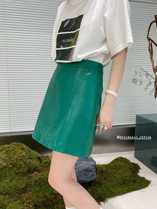 CXDHH【DT CLASSIC】A-word Korean version solid color skirt YS1-XC15-50381# JHY