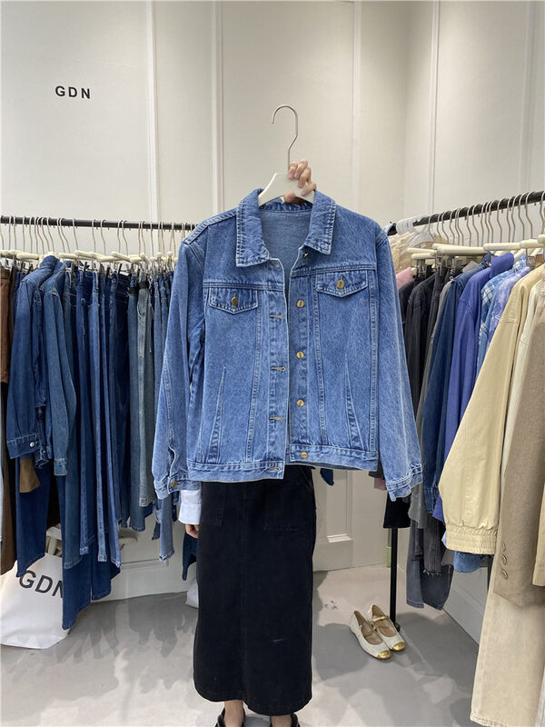 New in autumn! [GDN] Temperament slim and versatile denim jacket 2108# OZQ